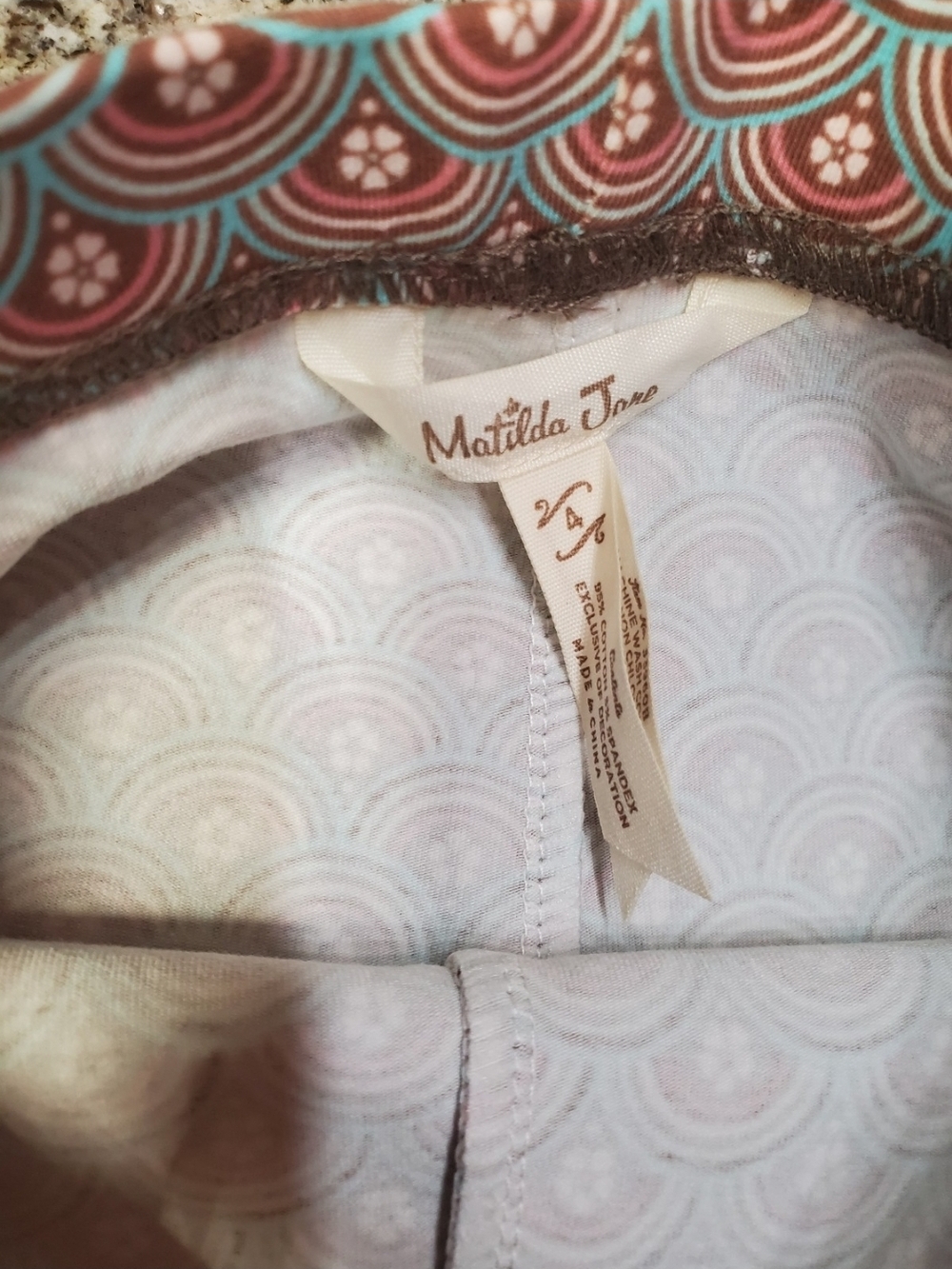 Matilda Jane Ruffle Hem Girls Shorts - Coral, Teal, Cream Nwot 4 - Picture 3 of 3